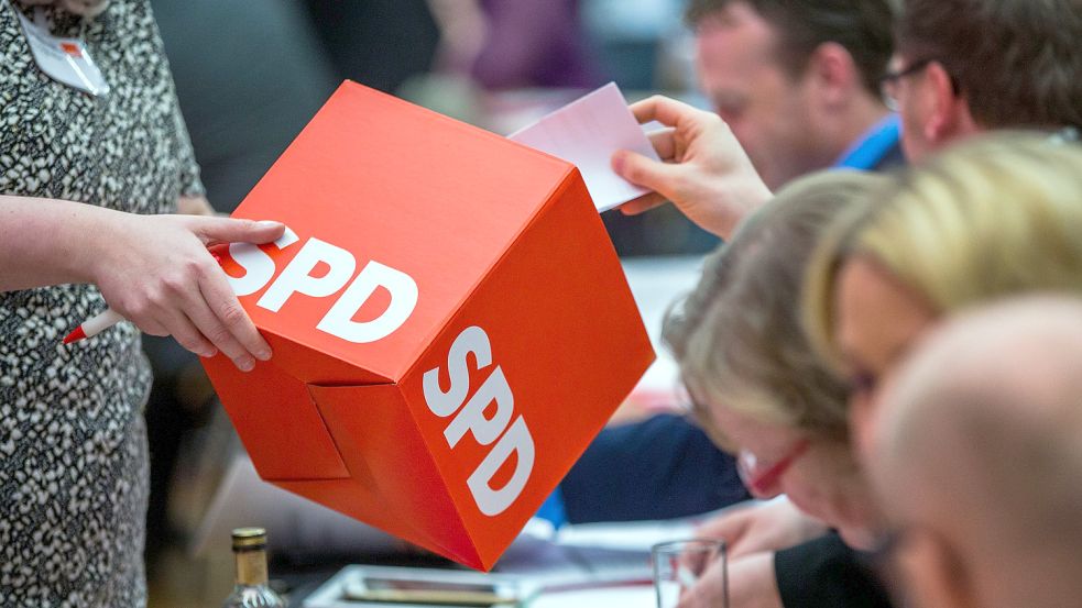 Die SPD im Bezirk Weser-Ems hat einen neuen Vorstand gewählt. Foto: Jens Büttner/DPA