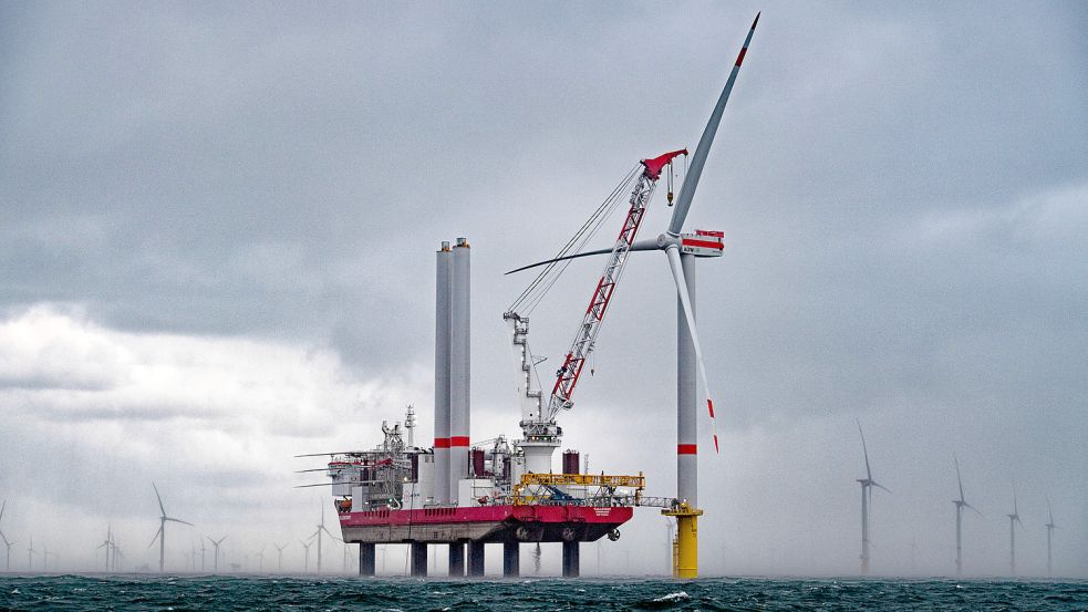Schäden am Lager: Im Offshore-Windpark „Trianel Borkum II“ müssen sämtliche Anlagen repariert werden. Foto: Matthias Ibeler/Trianel GmbH/obs