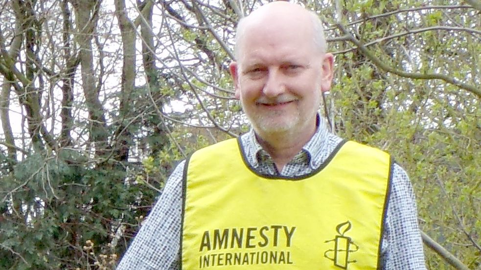Gerold Siemer, Sprecher des Bezirks Bremen-Weser-Ems und Gruppensprecher der Amnesty Gruppe Papenburg will auch in Norden eine eigene Amnesty-Gruppe gründen. Foto: Amnesty International