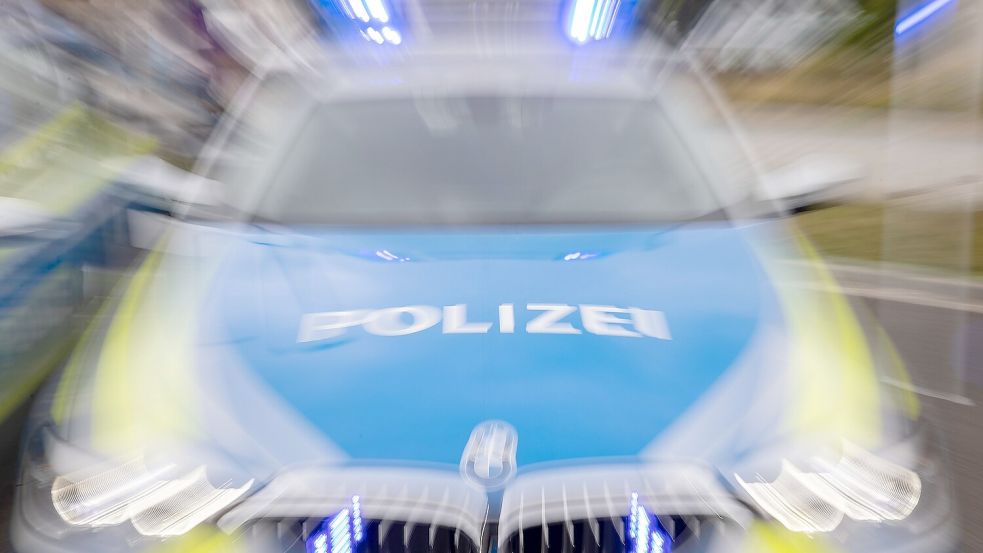 Blaulicht an einem Polizeifahrzeug. Foto: DPA