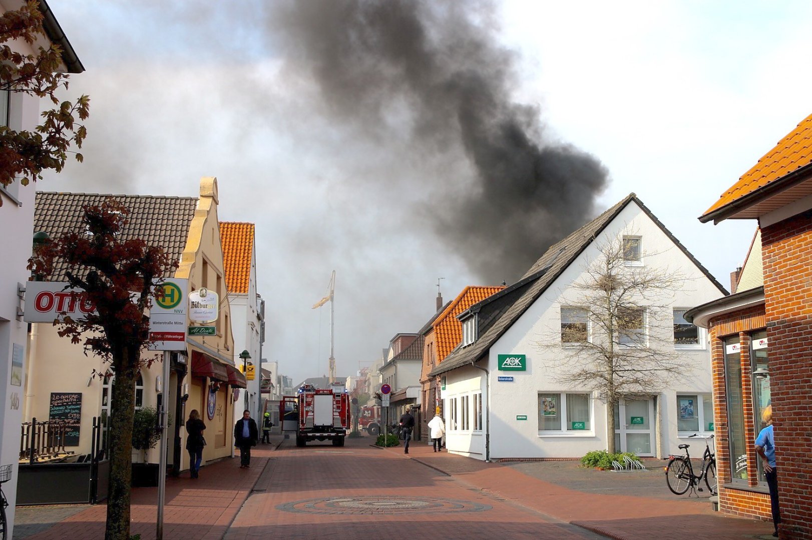 Dachstuhlbrand auf Norderney - Bild 1