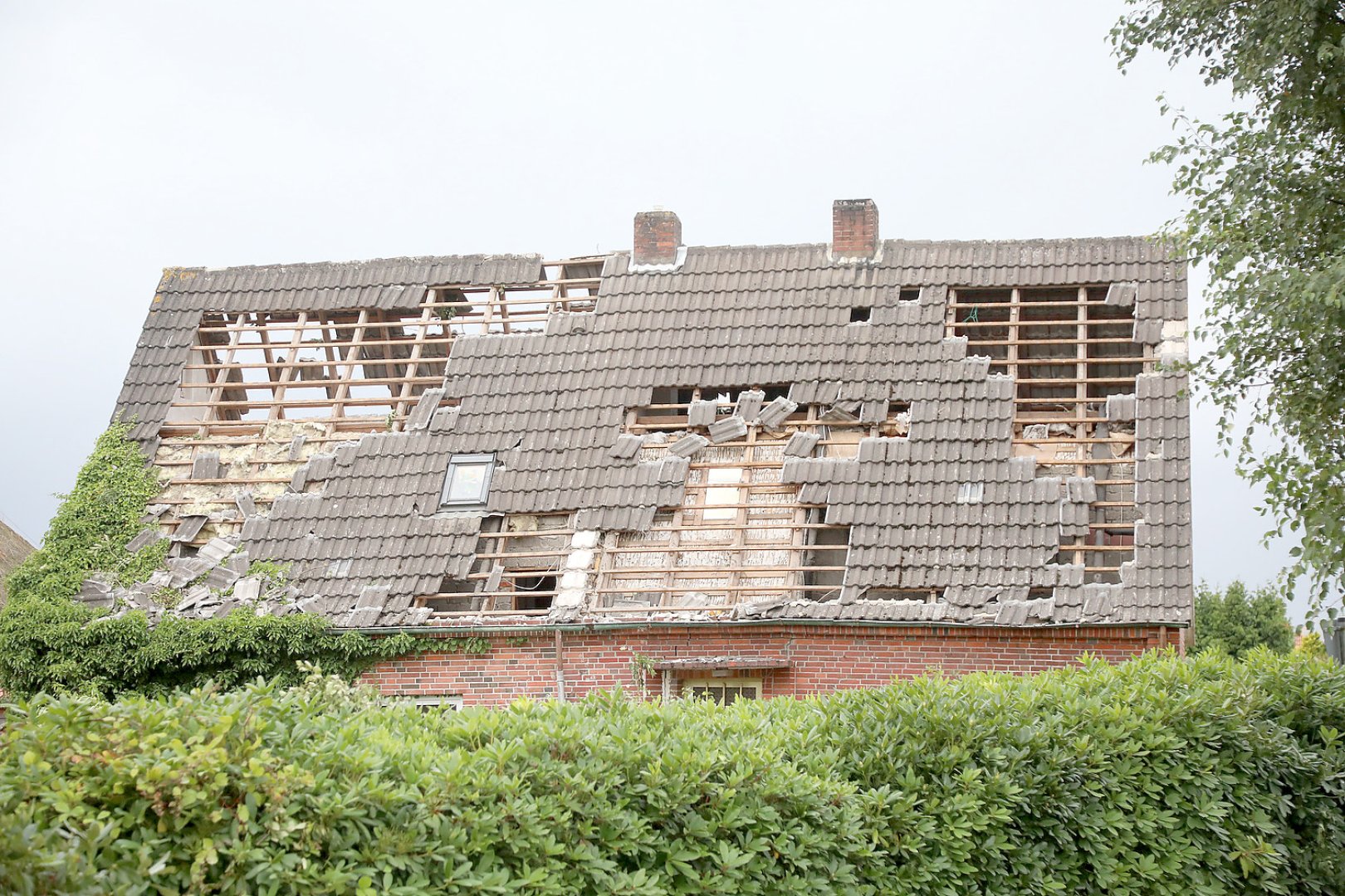 Aufräumen nach Tornado in Großheide - Bild 11
