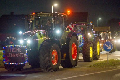 LsV-Lichterkorso: Trecker leuchten auf den Straßen - Bild 9