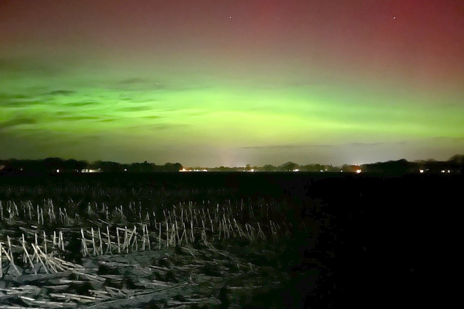 Polarlichter am Himmel über Ostfriesland - Bild 4