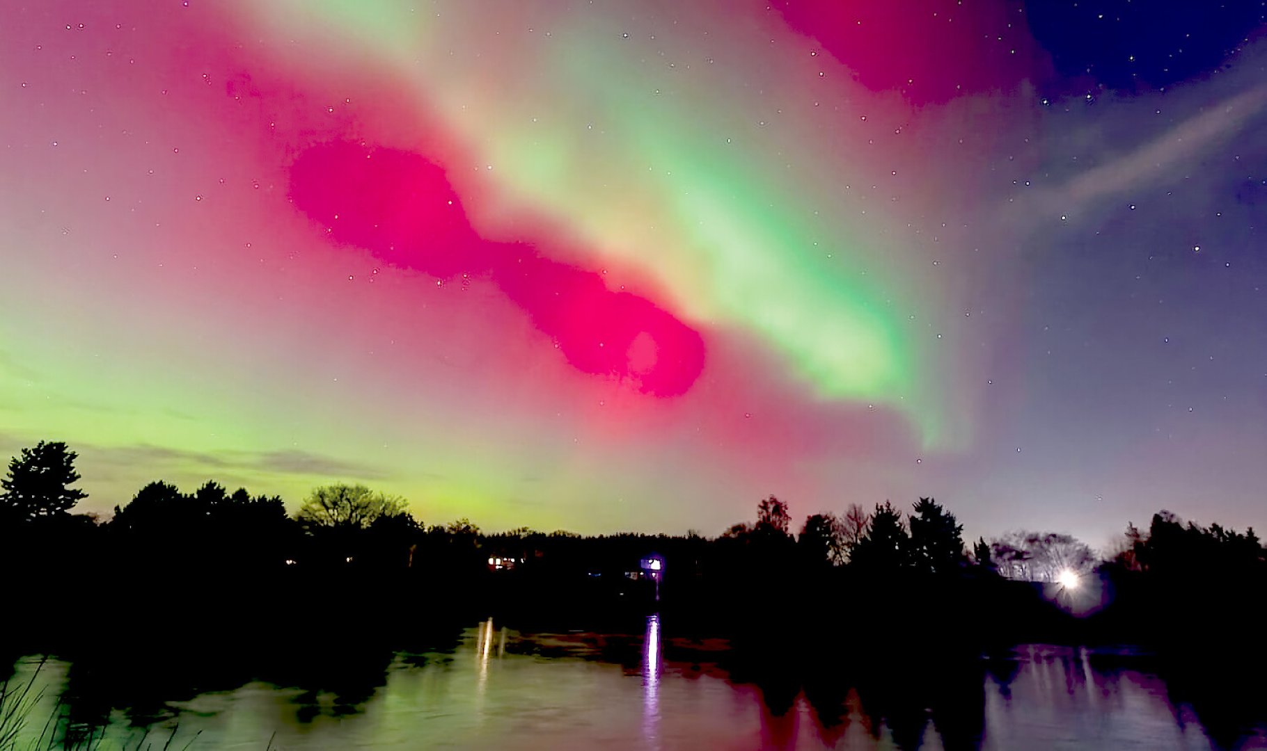 Polarlichter am Himmel über Ostfriesland - Bild 9