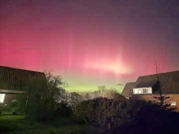 Polarlichter am Himmel über Ostfriesland  - Bild 5