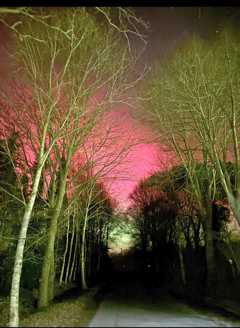 Polarlichter am Himmel über Ostfriesland  - Bild 9