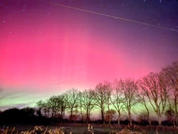 Polarlichter am Himmel über Ostfriesland  - Bild 18