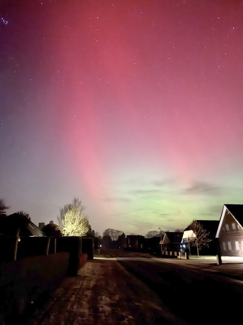 Polarlichter am Himmel über Ostfriesland  - Bild 22