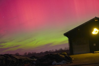 Polarlichter am Himmel über Ostfriesland  - Bild 33