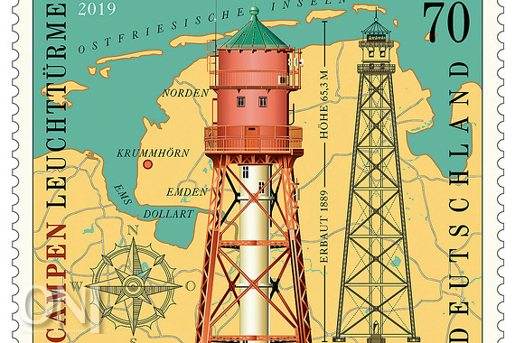 Höchster Leuchtturm auf Briefmarke verewigt - Ostfriesische Nachrichten