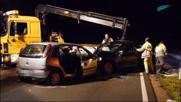 Drei Schwerverletzte bei Unfall auf B72