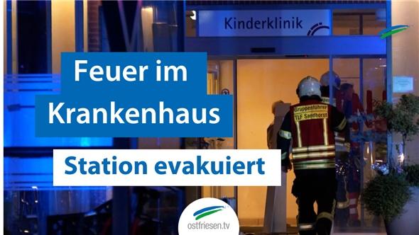 Großeinsatz im Auricher Krankenhaus I Station evakuiert
