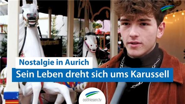 Nostalgie: Pferdekarussell in Aurich | Sein Leben dreht sich ums Karussell