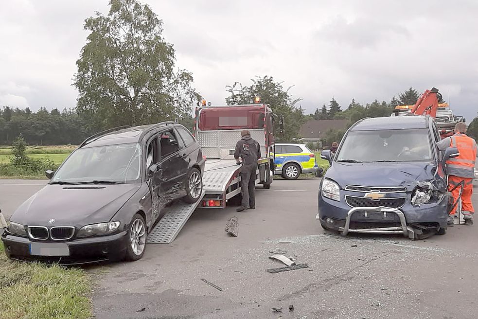 Die Polizei war am Sonnabendvormittag in Tannenhausen im Einsatz. Bild: Bubolz