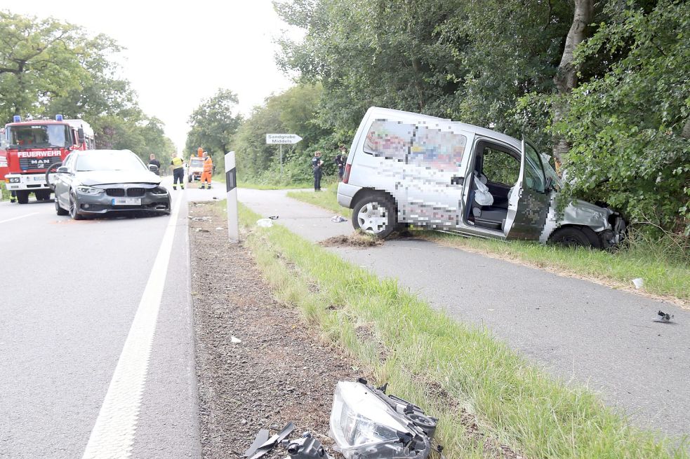 Rettungskräfte sind zu einem Unfall in Aurich-Middels ausgerückt. Symbolfoto: Pixabay