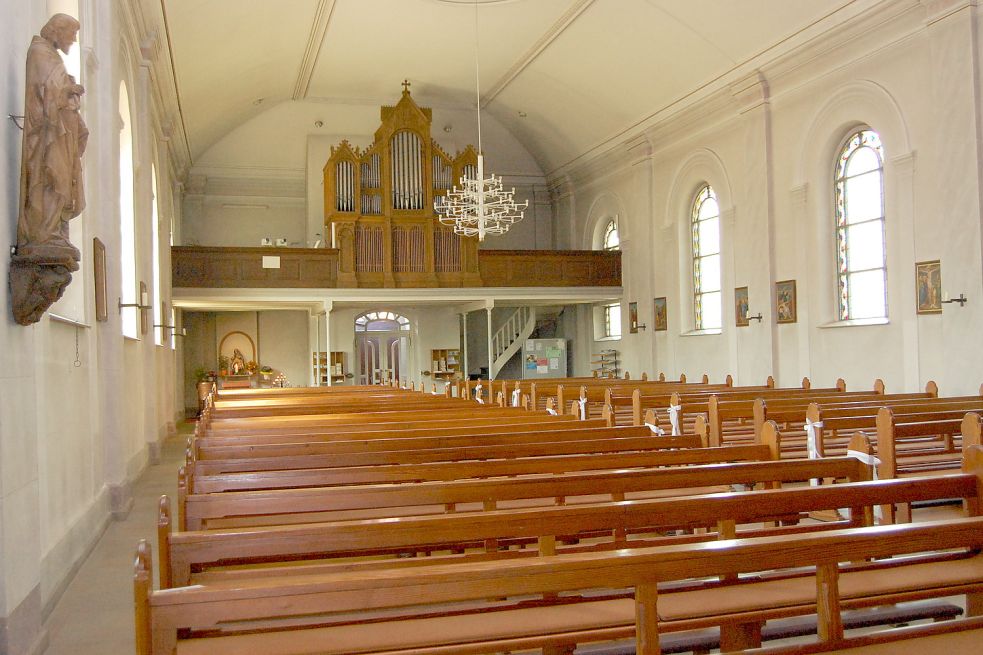 Auch in der katholischen St.-Bonifatius-Kirche in Westrhauderfehn hatte der Mann Anfang 2020 die Messe gestört. Foto: Archiv