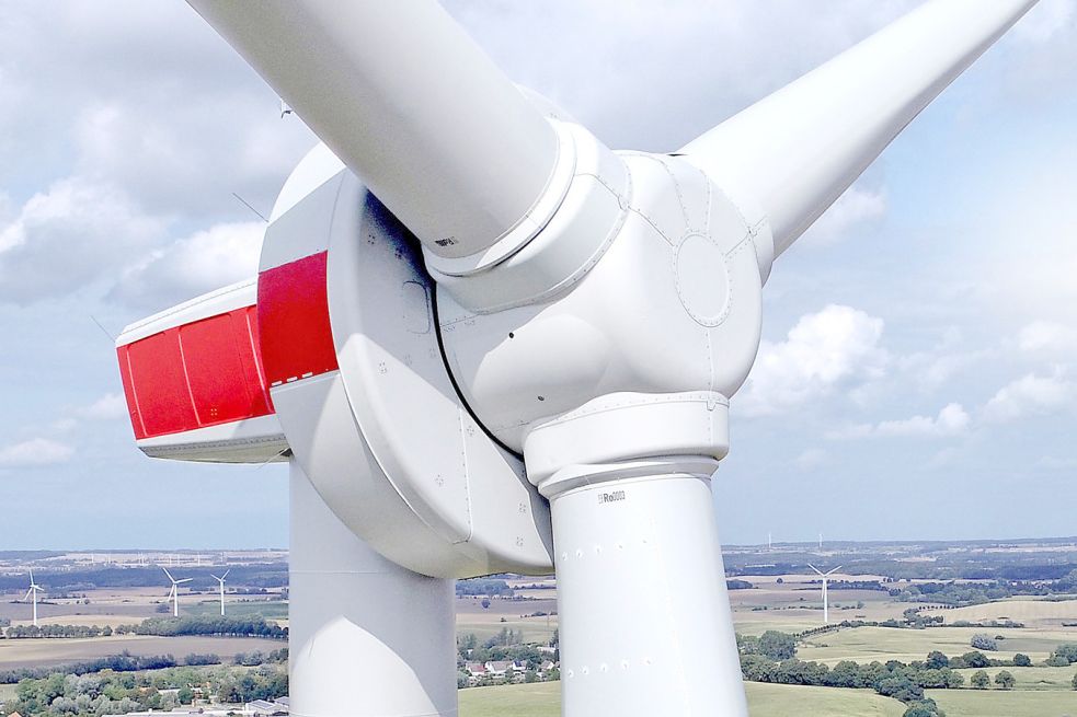 Die E-126 EP3 soll im neuen Windpark Tannenhausen zum Einsatz kommen. Sie hat nicht mehr die früher charakteristische Ei-Form der Enercon-Anlagen.Archivfoto: Enercon