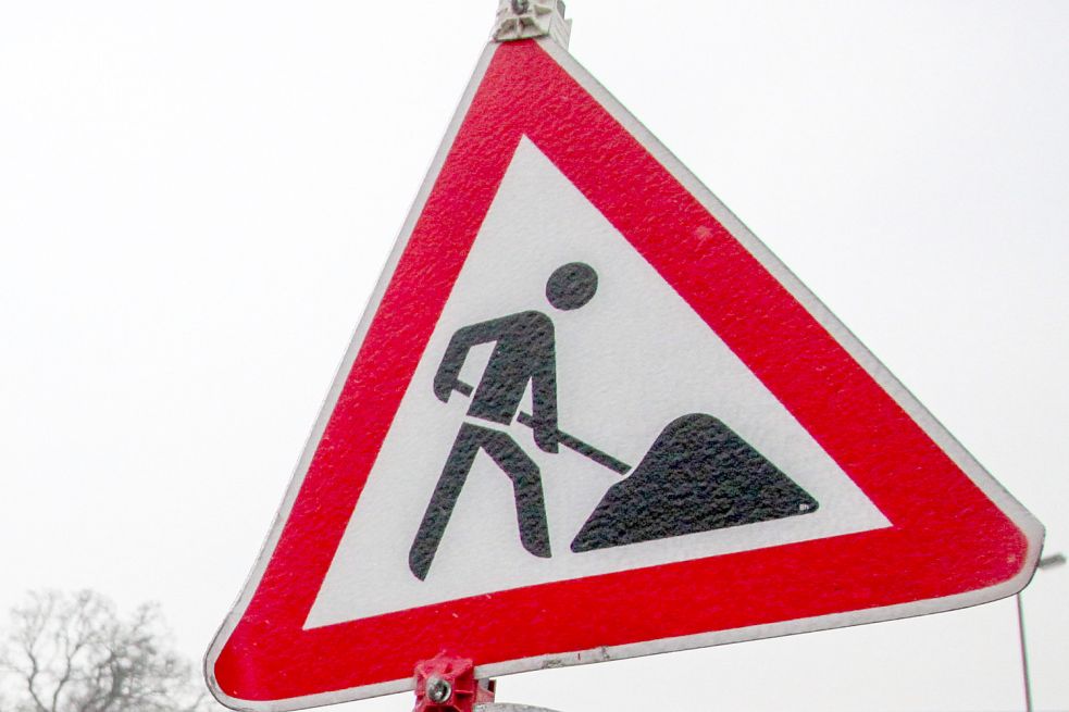 Auf der Boßelstraße wird gebaut. Foto: Romuald Banik