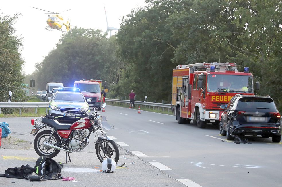 Der Unfall ereignete sich im Einmündungsbereich einer Autobahnausfahrt. Foto: Romuald Banik