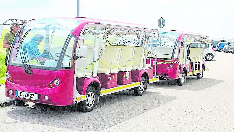 Betriebsbereit, aber ohne Fahrer: die Carobahn. Foto: privat