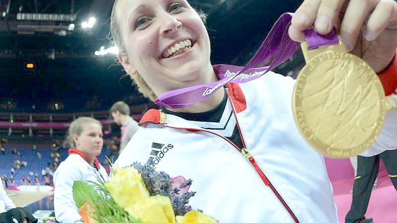 2012 gewann Annika Zeyen noch im Rollstuhlbasketball die Goldmedaille. Foto: picture alliance / dpa