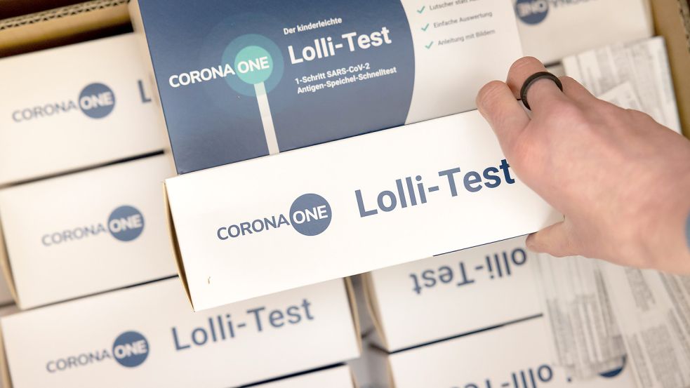 Lolli-Tests sind spezielle Corona-Tests für Kinder im Krippen- und Kindergartenalter. Foto: DPA