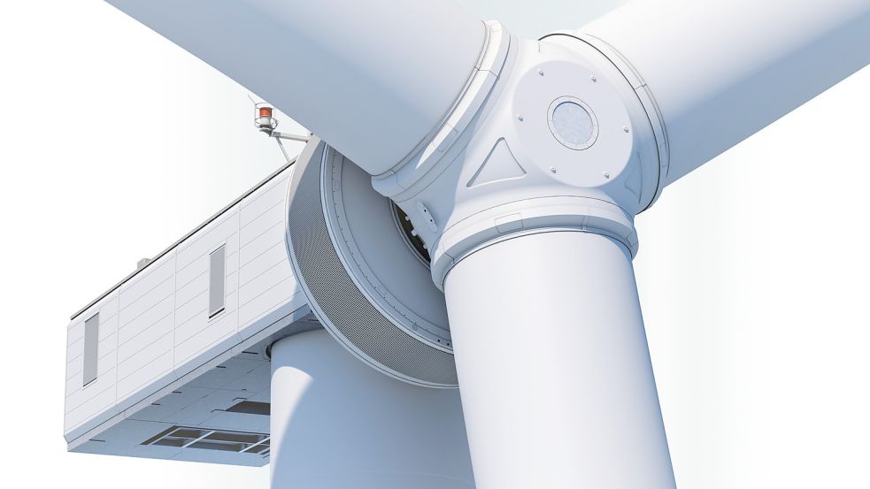 Kostensparendes Design mit länglichem Maschinenhaus: Die neue Enercon E-160. Foto: Enercon