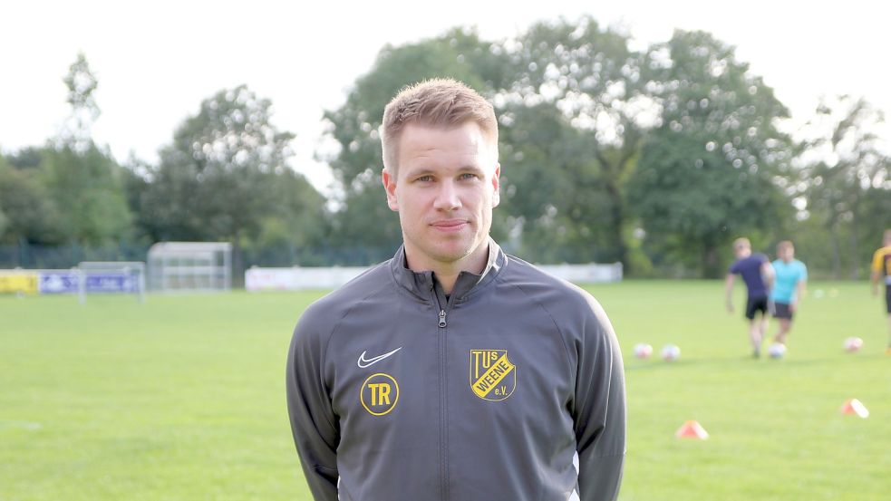 Weenes Trainer Marco Frerichs. Foto: Wilfried Gronewold