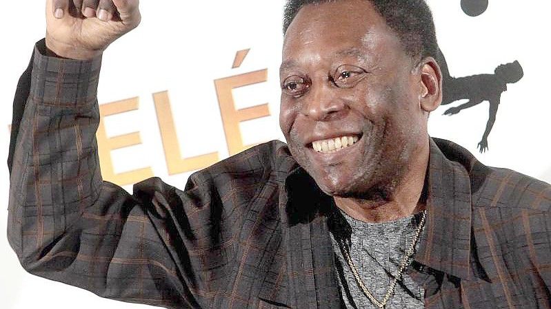 Pelé setzt auf gute Laune als „beste Medizin“. Foto: Mourad Balti Touati/EPA/dpa