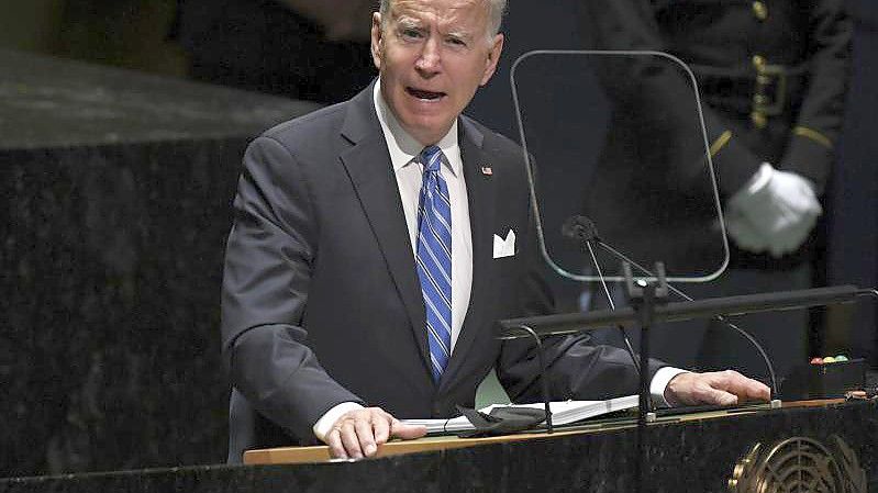 „Zusammenarbeiten wie nie zuvor“: US-Präsident Joe Biden in New York. Foto: Timothy A. Clary/Pool AFP/AP/dpa
