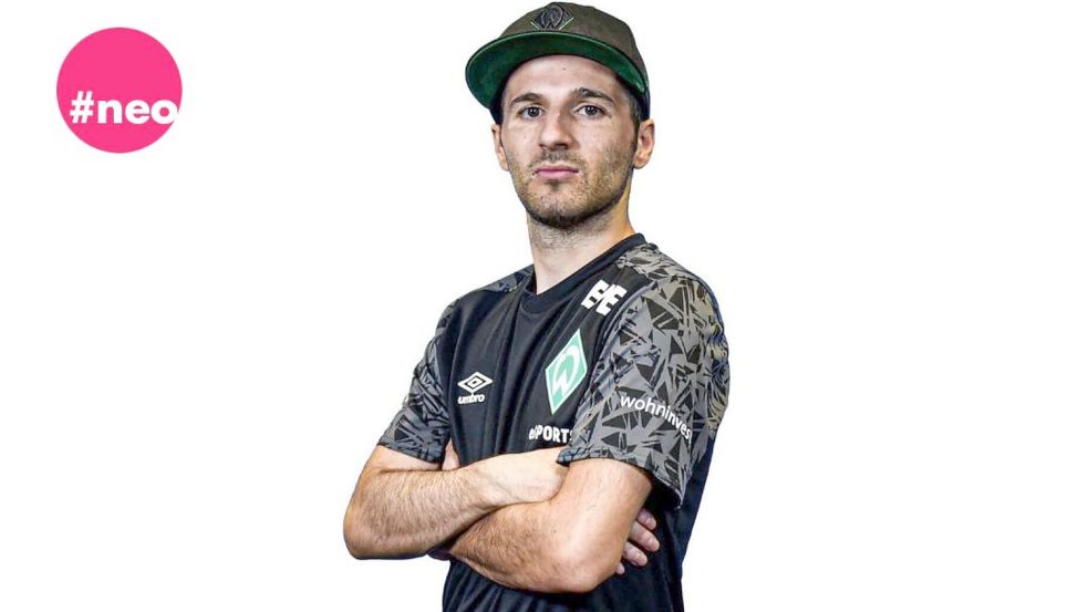 War als Fifa-Spieler national und international erfolgreich: Erhan Kayman („Dr. Erhano“) – hier ein Foto aus seiner Zeit bei Werder Bremen. Foto: Werder.de/eSports