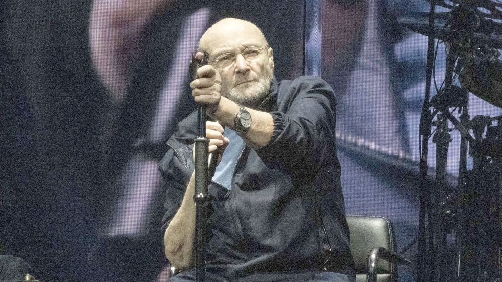 Genesis rockten in Birmingham – Sänger Phil Collins körperlich eingeschränkt. Foto: imago images/Cover-Images