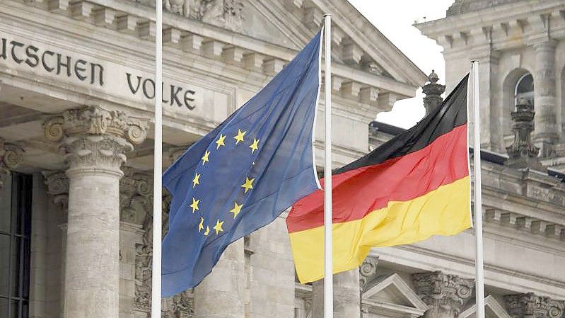 Deutschland ist der größte Nettozahler in der EU. Foto: Carsten Koall/dpa