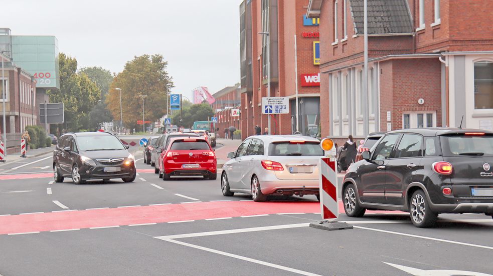 Am 13. Oktober soll die Kreuzung Fischteichweg/Kirchdorfer Straße/Julianenburger Straße wieder eine Ampel bekommen. Foto. Heino Hermanns