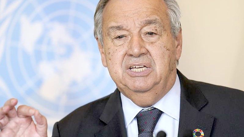 Antonio Guterres, Generalsekretär der Vereinten Nationen. Foto: John Minchillo/POOL AP/dpa