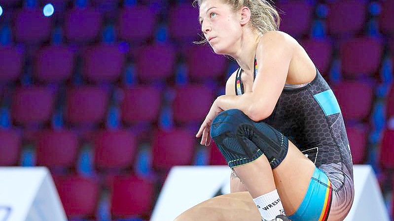 Ringerin Nina Hemmer verpasste den WM-Titel. Foto: Kadir Caliskan/United World Wrestling/dpa