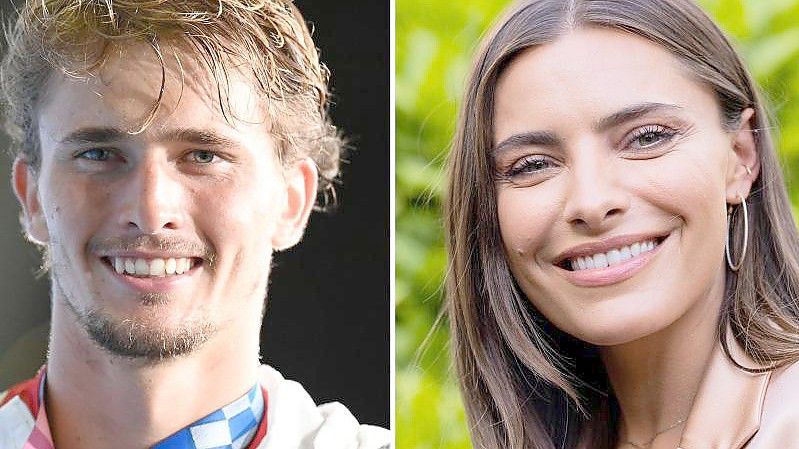 Sind Alexander Zverev und Sophia Thomalla in einer Beziehung?. Foto: Marijan Murat/Rolf Vennenbernd/dpa