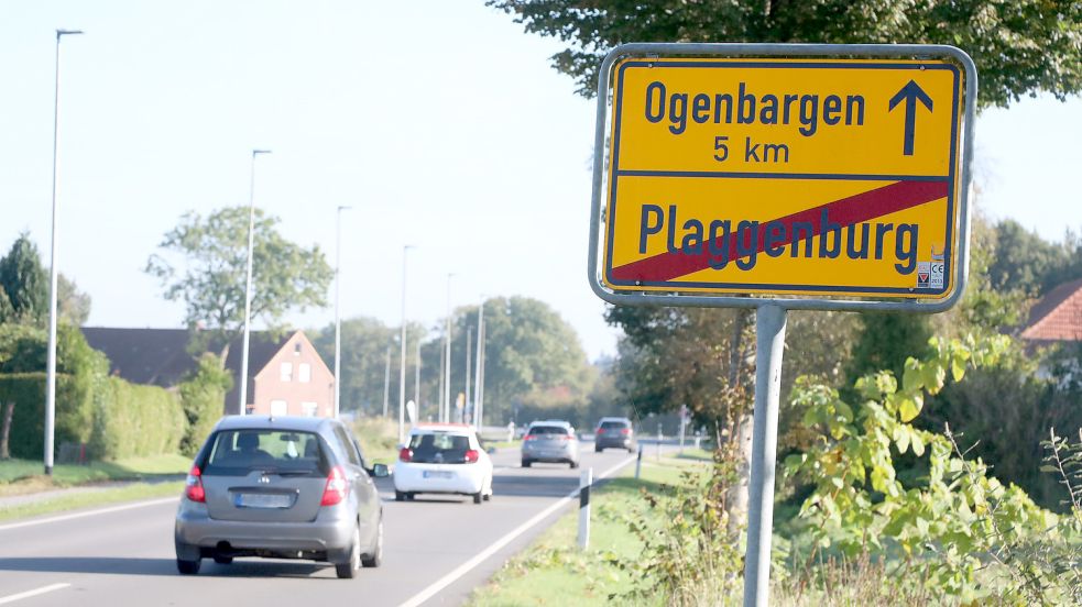 Die Bundesstraße 210 wird zwischen Plaggenburg und Ogenbargen vollständig gesperrt. Foto: Romuald Banik