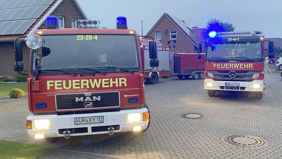 Die Feuerwehr war in Victorbur im Einsatz. Foto: Feuerwehr