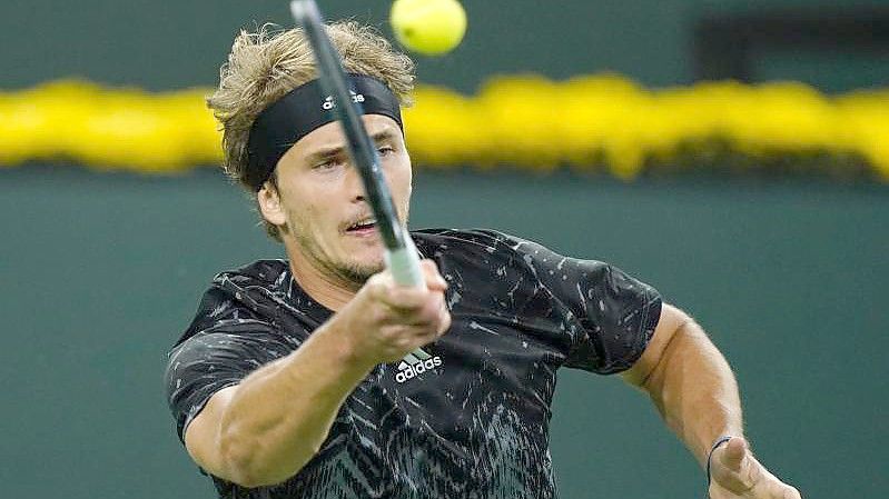 Steht in Indian Wells im Viertelfinale: Alexander Zverev. Foto: Mark J. Terrill/AP/dpa