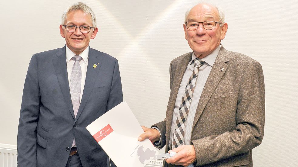 Auch Hinrich Röben saß 20 Jahre lang im Auricher Kreistag. Foto: Stephan Friedrichs
