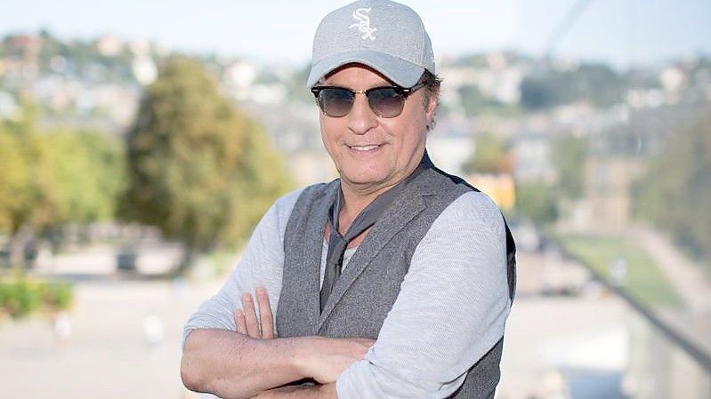 Sänger Peter Schilling hat den Song zum Weltraumflug zur ISS geschrieben. Foto: Silas Stein/dpa