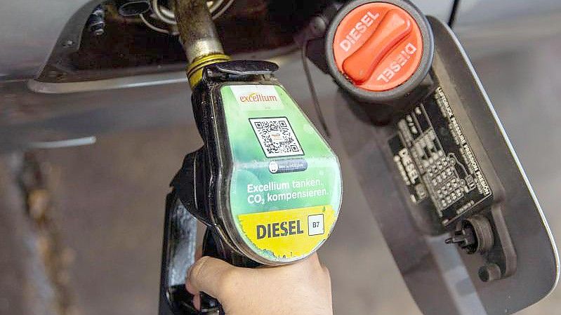 Autofahrer in Deutschland müssen für Diesel einen neuen Rekordpreis zahlen. Foto: Carsten Koall/dpa/Symbolbild