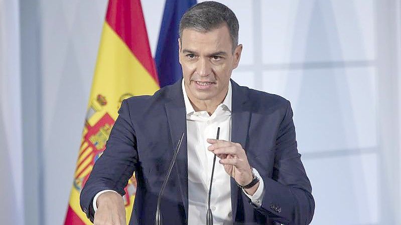 Pedro Sánchez, Ministerpräsident von Spanien, nimmt an der institutionellen Veranstaltung teil. (Archivbild). Foto: Europa Press/J. Hellín. Pool/EUROPA PRESS/dpa