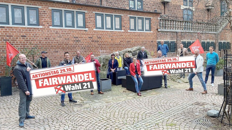 Die IG Metall Emden ruft am 29. Oktober zur Kundgebung im Stadtgarten auf. Foto: privat