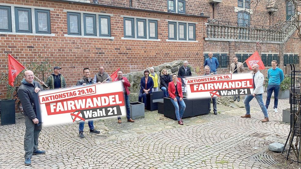 Die IG Metall Emden ruft am 29. Oktober zur Kundgebung im Stadtgarten auf. Foto: privat