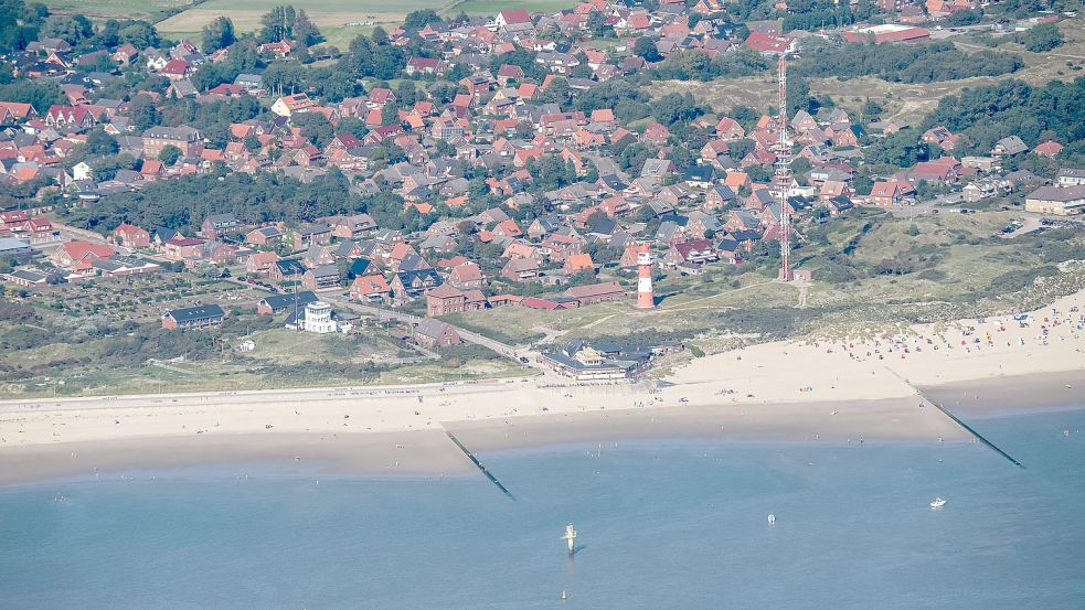 Auf Borkum wurde nach einem Mann gesucht, der sich verlaufen hatte. Foto: Sina Schuldt/dpa