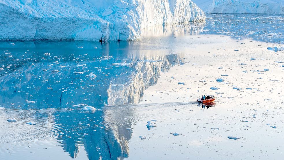 In Grönland schmilzt das vermeintlich Ewige Eis. Foto: imago images/NurPhoto/Ulrik Pedersen