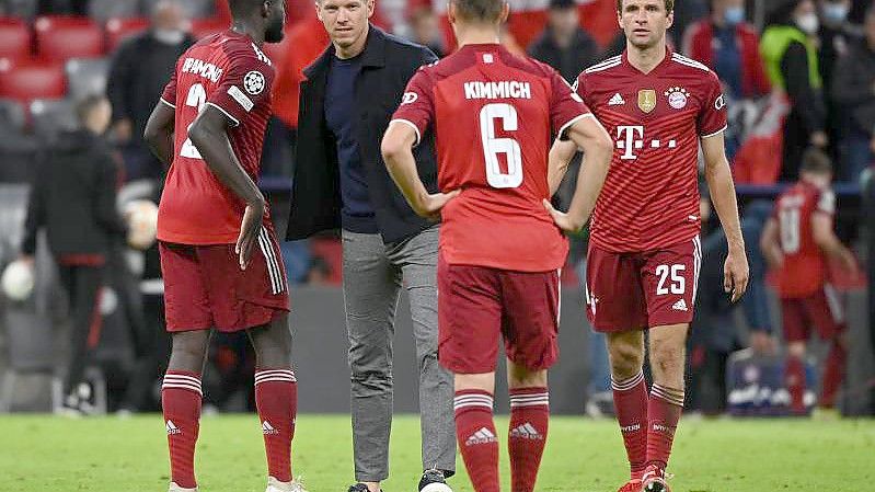 Der Impfstatus von Bayerns Joshua Kimmich sorgt für Diskussionen. Foto: Sven Hoppe/dpa